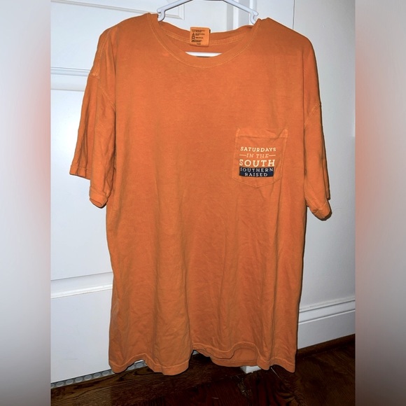 Comfort Colors Orange Auburn University Tee Shirt - Picture 2 of 4